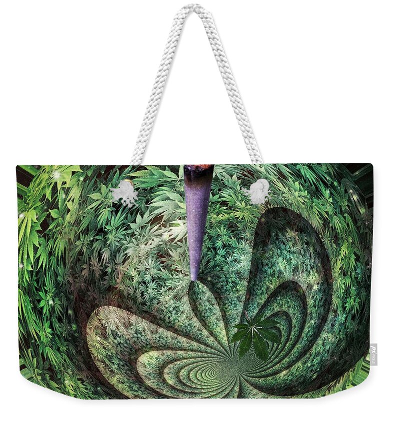 Thc Weekender Tote Bag featuring the photograph THC Trip Clip by Digital Art Cafe