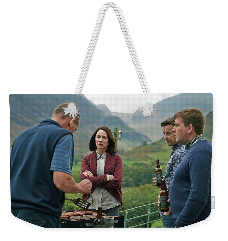 The A Word Weekender Tote Bag featuring the digital art The A Word by Super Lovely