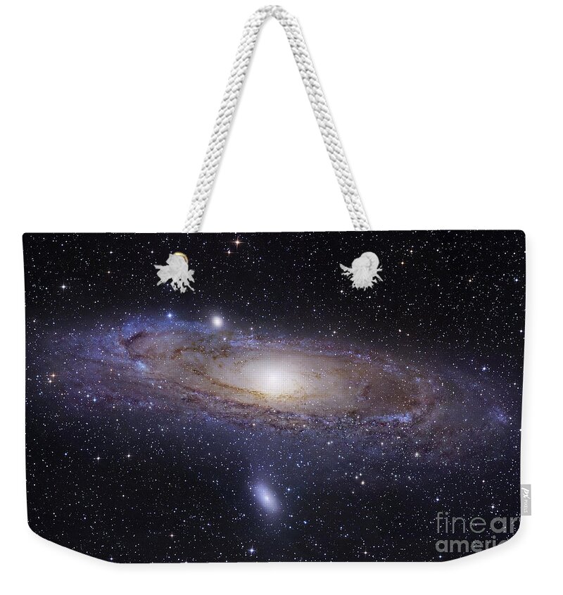 Andromeda Weekender Tote Bag featuring the photograph The Andromeda Galaxy by Robert Gendler