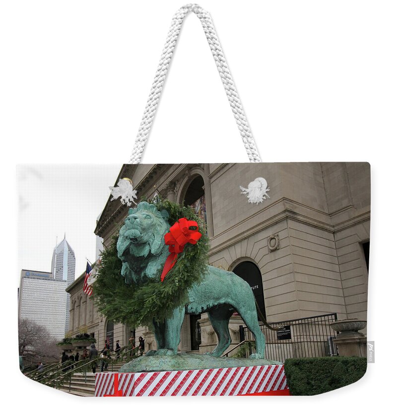 Art Institute Weekender Tote Bag featuring the photograph The Art Institute of Chicago by Jackson Pearson