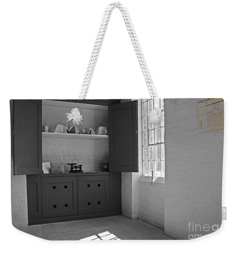 Welfare Weekender Tote Bag featuring the photograph The Art of Welfare. Canteen. by Elena Perelman