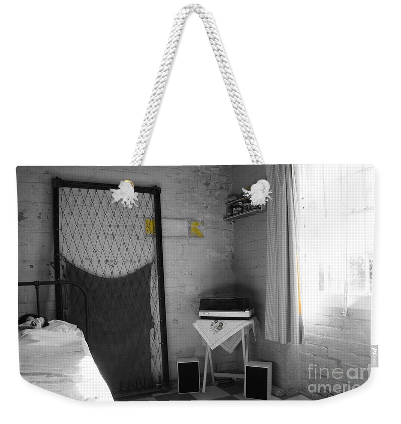 Welfare Weekender Tote Bag featuring the photograph The Art of Welfare. Seventies. by Elena Perelman