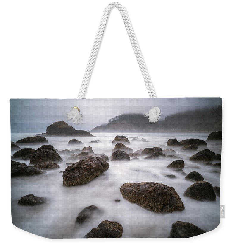 America Weekender Tote Bag featuring the photograph The balanced nature by William Lee