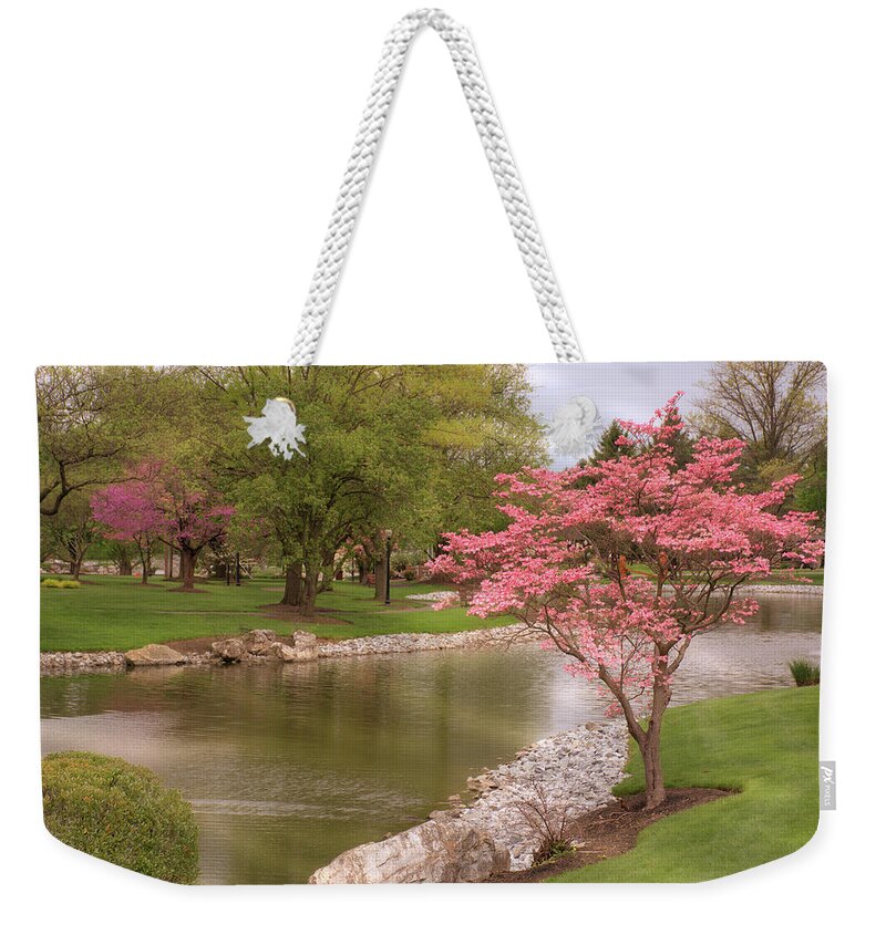 Spring Weekender Tote Bag featuring the photograph The Beauty of Spring by Angie Tirado