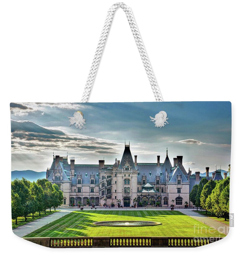 The Biltmore House Weekender Tote Bag featuring the photograph The Biltmore House by Savannah Gibbs