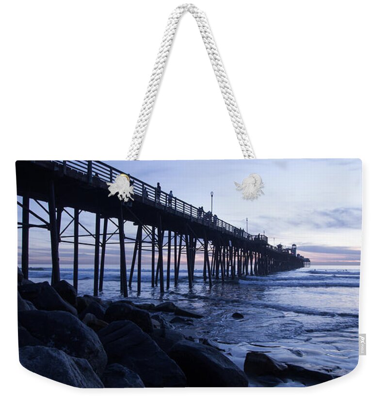 California Weekender Tote Bag featuring the photograph The Blue Hour by Ana V Ramirez