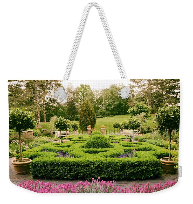 Herb Garden Weekender Tote Bag featuring the photograph The Botanical Herb Garden by Jessica Jenney