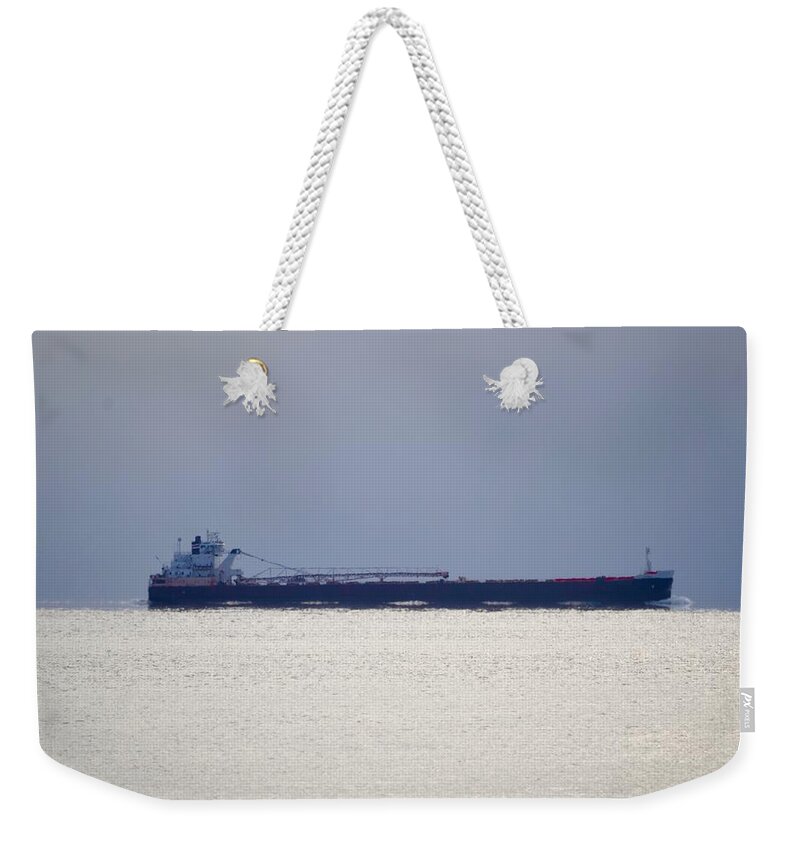 Lake Superior Weekender Tote Bag featuring the photograph The Buffalo by Hella Buchheim