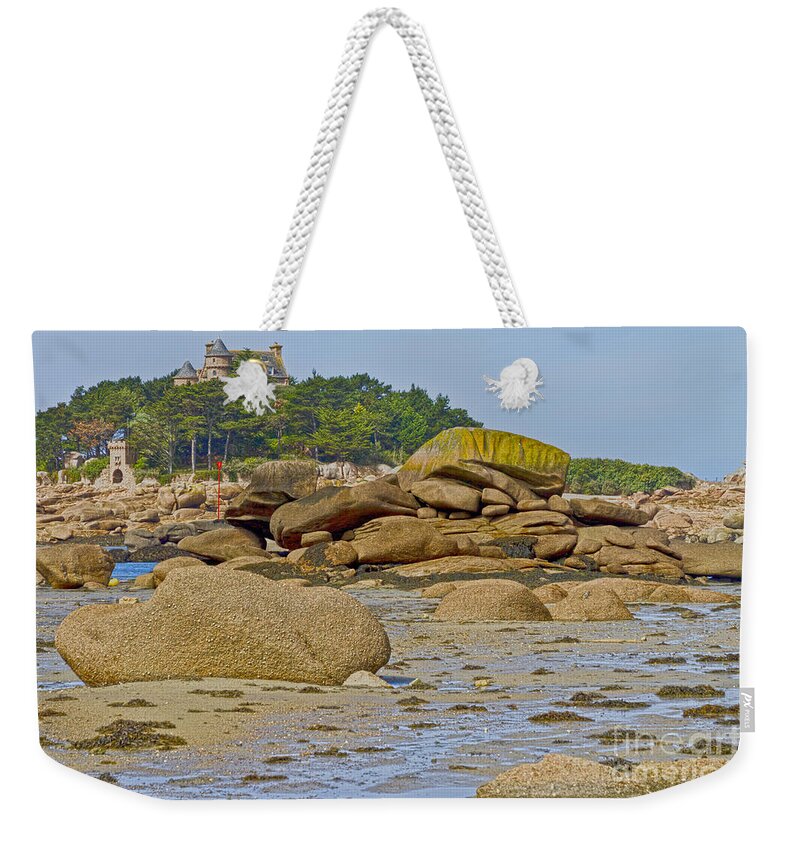 Landscape Weekender Tote Bag featuring the photograph The Castle by Heiko Koehrer-Wagner
