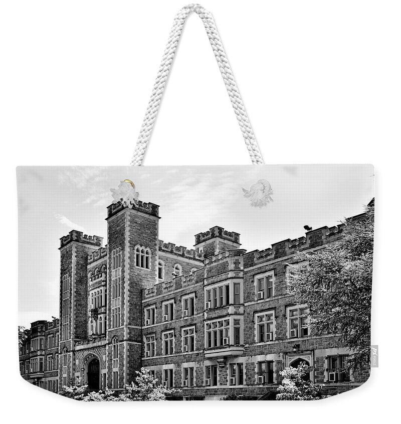 the Catholic University Of America Weekender Tote Bag featuring the photograph The Catholic University of America - Gibbons Hall by Brendan Reals