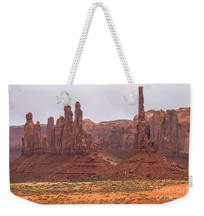 Red Stanchions Weekender Tote Bag featuring the photograph The Stones Cry Out by Jim Garrison