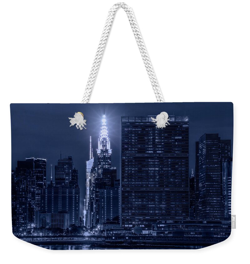 Chrysler Building Weekender Tote Bag featuring the photograph The Chrysler Star by Theodore Jones