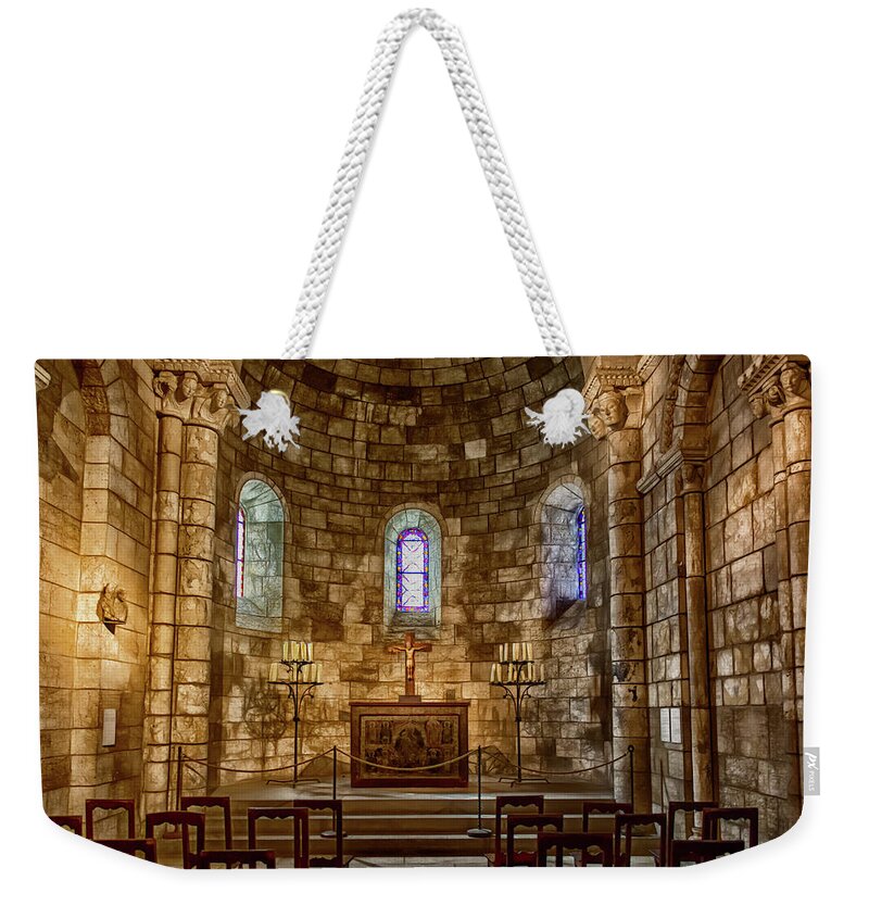 Cloisters Weekender Tote Bag featuring the photograph The Cloisters by Alison Frank
