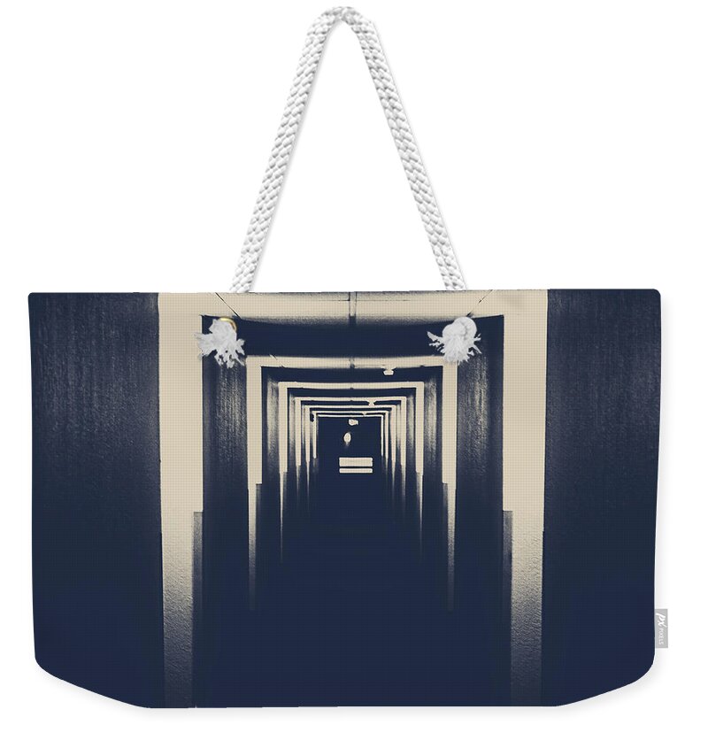 Rural Decay Weekender Tote Bag featuring the photograph The Closed Doors by J C
