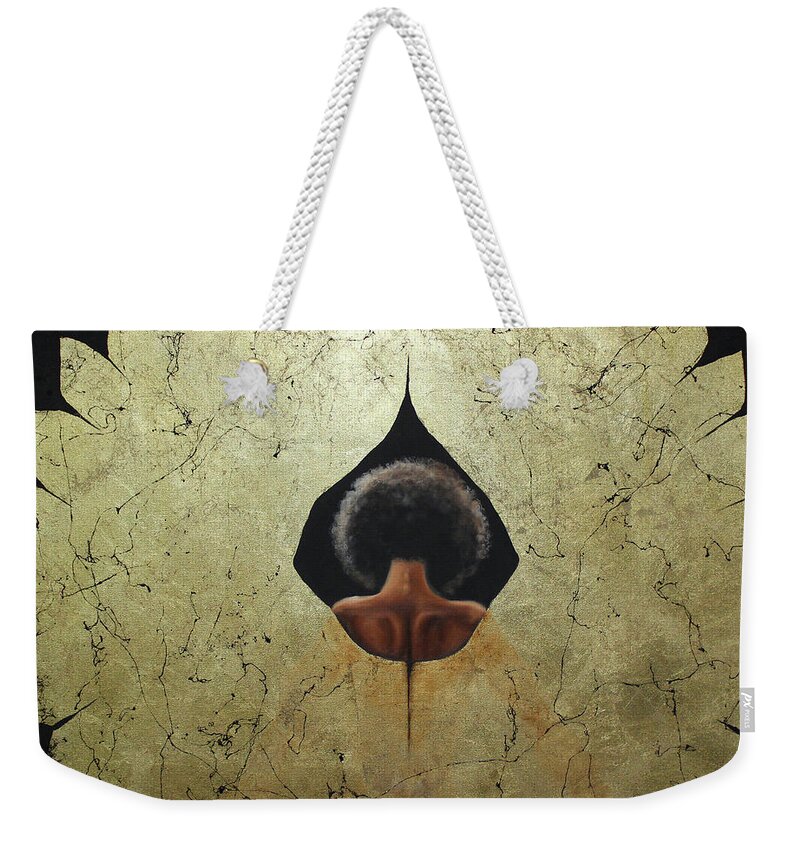 Wings Weekender Tote Bag featuring the painting The Color of My Wings by Jerome White