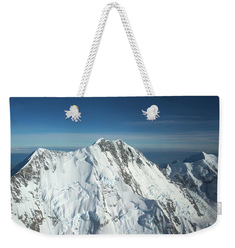Mount Cook Weekender Tote Bag featuring the photograph The Cook by Ivan Franklin
