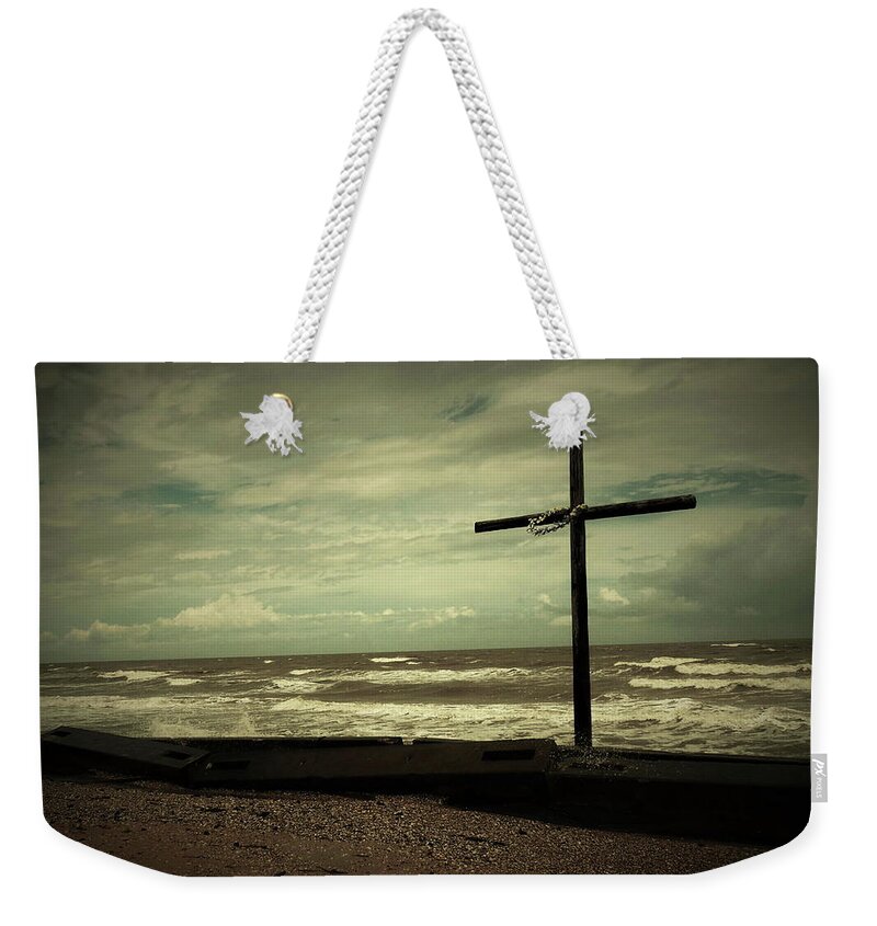 Cross Weekender Tote Bag featuring the photograph The Cross by Jerry Connally
