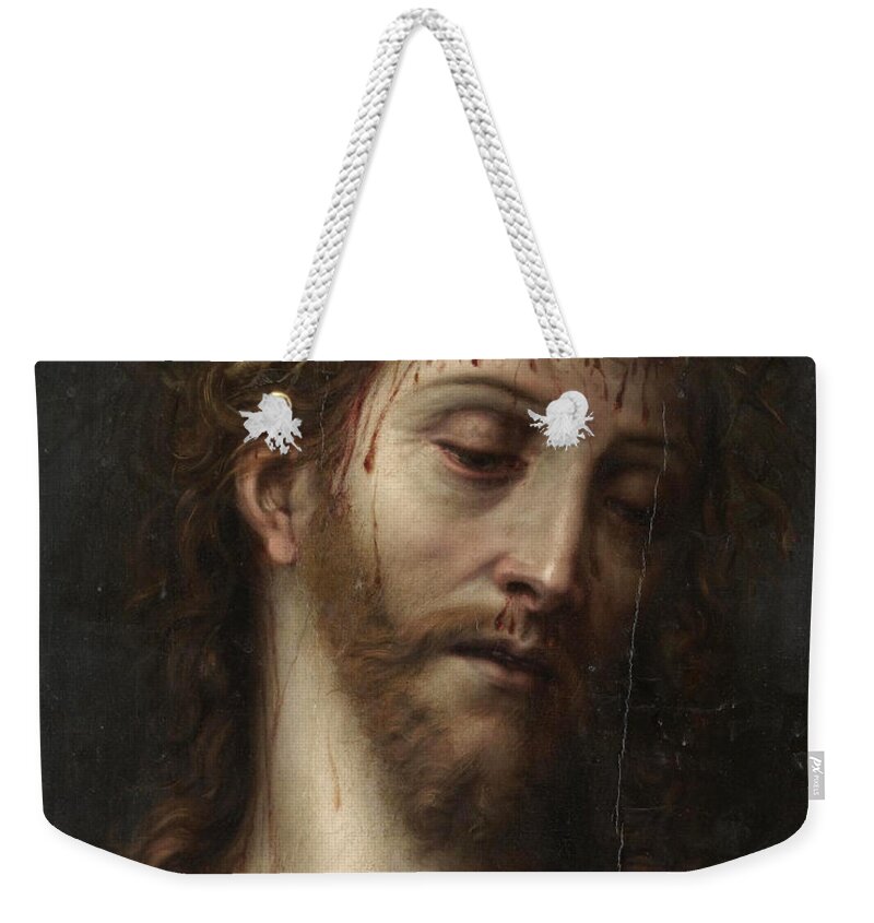 North Italian School Weekender Tote Bag featuring the painting The Crown Of Thorns by North Italian School