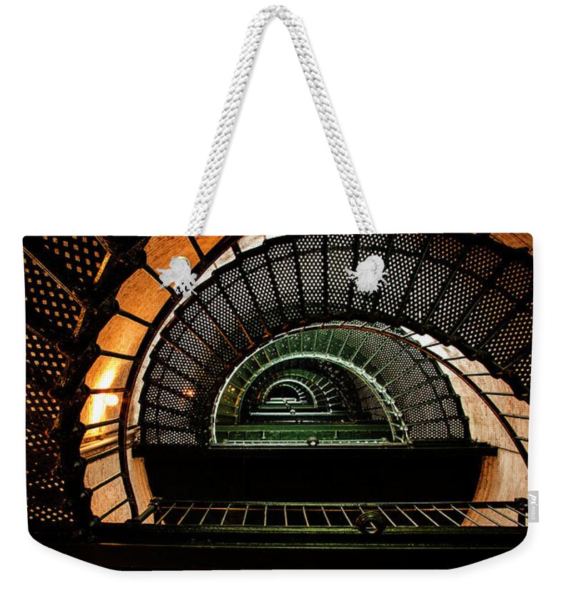 Carolina Weekender Tote Bag featuring the photograph The Currituck Beach Light by Pete Federico