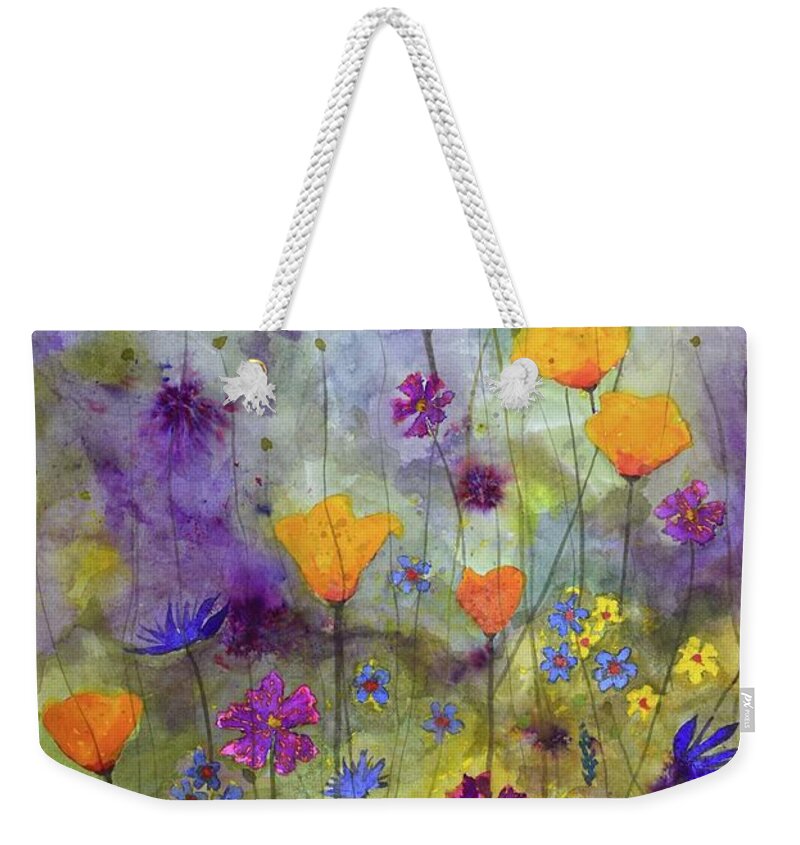  Weekender Tote Bag featuring the painting The Dance by Barrie Stark