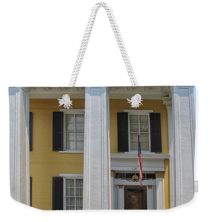 Doric House Weekender Tote Bag featuring the photograph The Doric House by Dave Mills