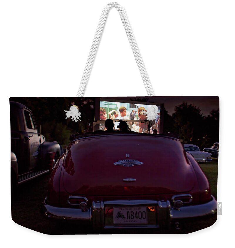 Drive In Weekender Tote Bag featuring the photograph The Drive- In by Eilish Palmer