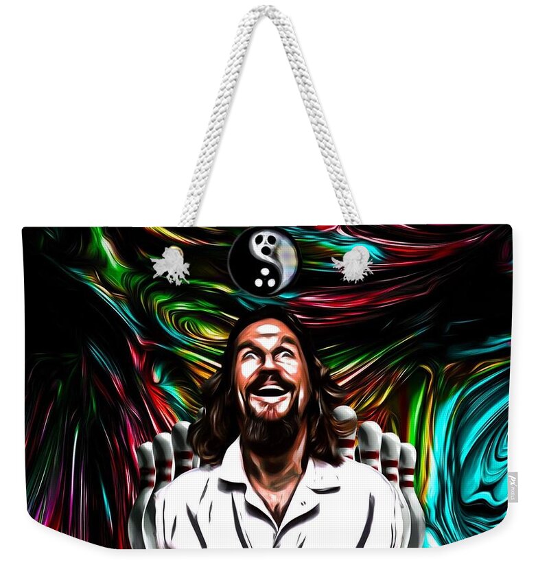The Big Lebowski Weekender Tote Bag featuring the photograph The Dude by Rob Hans