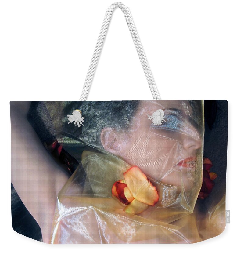  Emotive Weekender Tote Bag featuring the photograph The Emotional Snag by Jaeda DeWalt