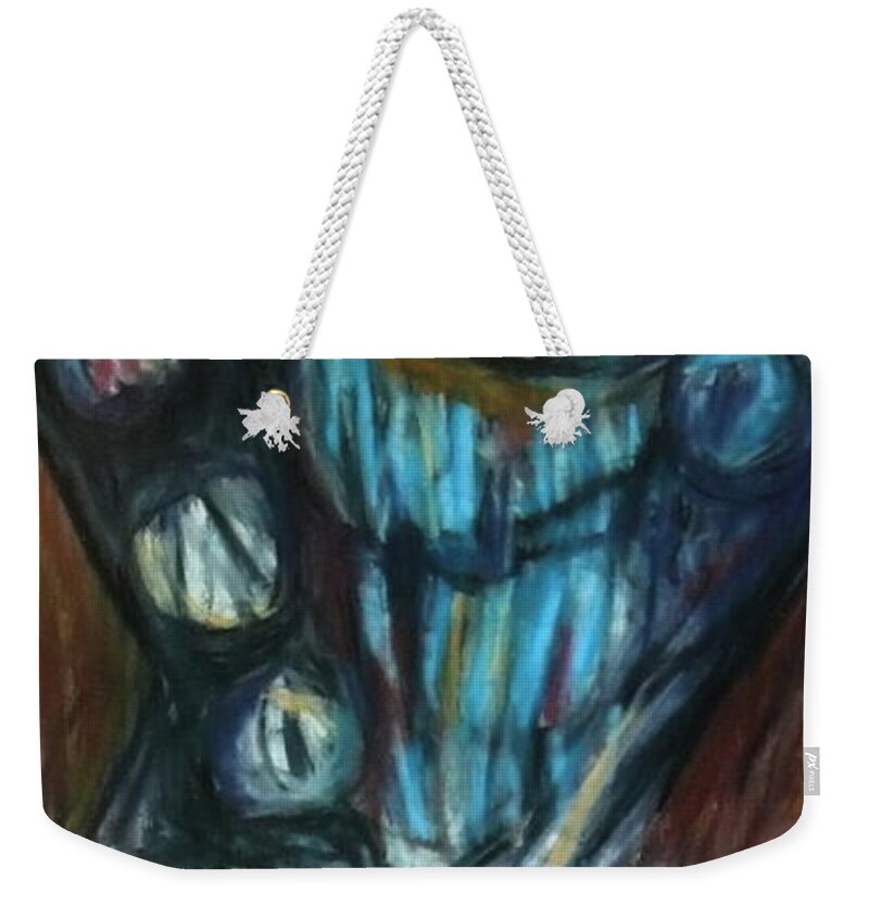 Painting Weekender Tote Bag featuring the painting The End of the Trail by Todd Peterson