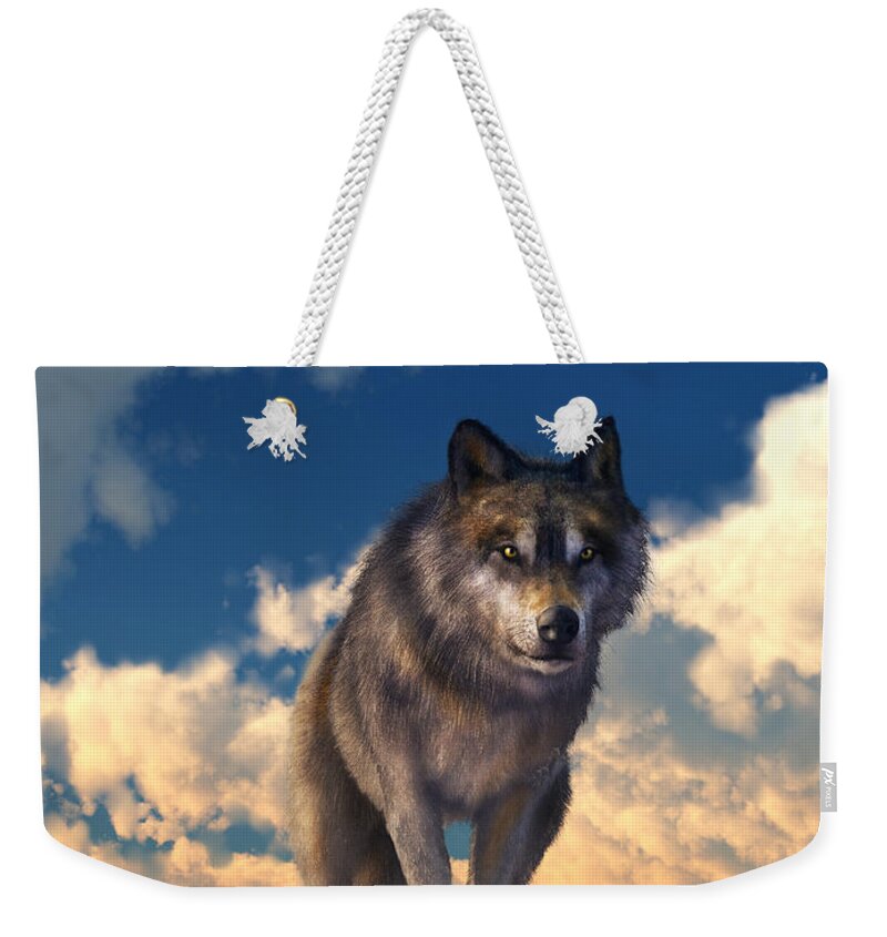The Eyes Of Winter Weekender Tote Bag featuring the photograph The Eyes of Winter by Daniel Eskridge