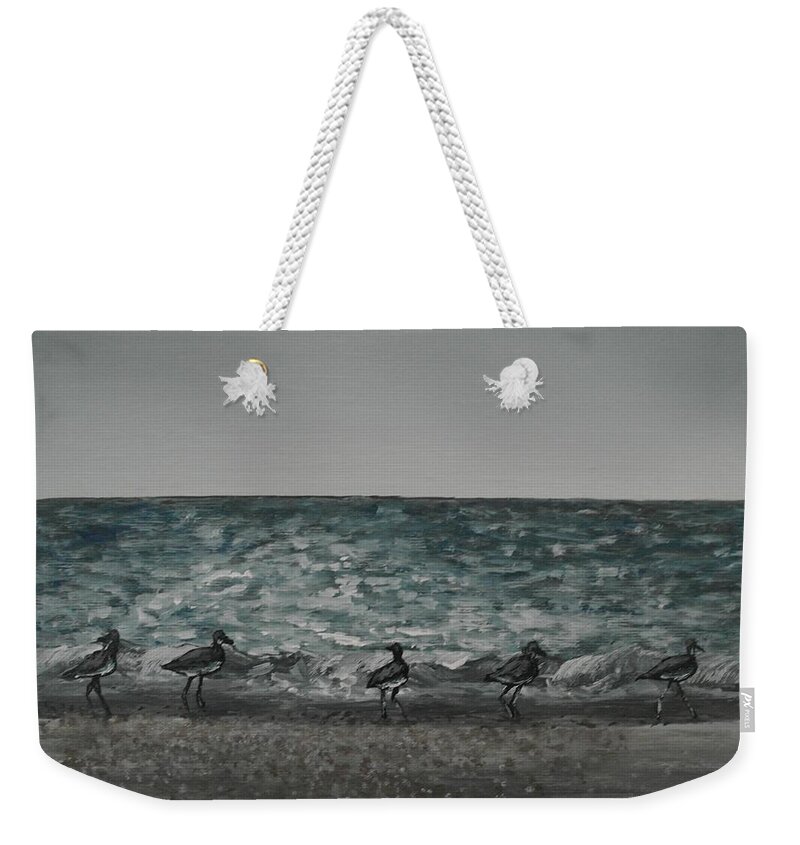 America Weekender Tote Bag featuring the painting The Fantastic Five by Wayne Cantrell
