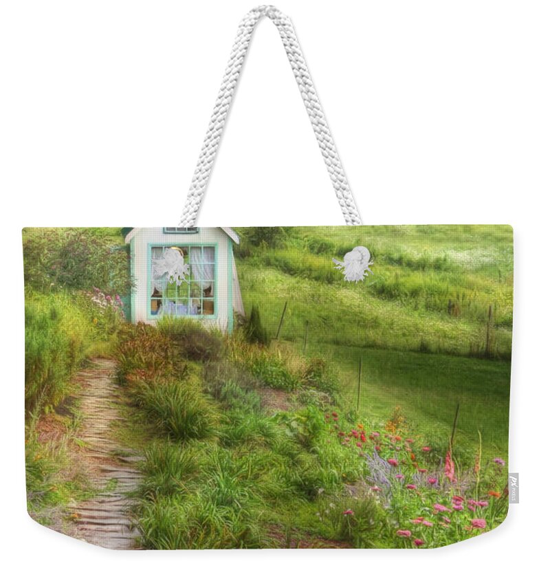Flower Weekender Tote Bag featuring the photograph The Flower Shop 2 by Lori Deiter