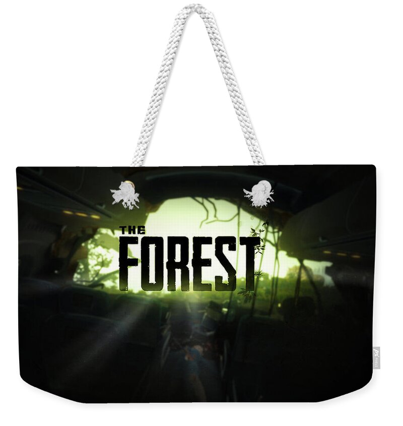 The Forest Weekender Tote Bag featuring the digital art The Forest by Super Lovely