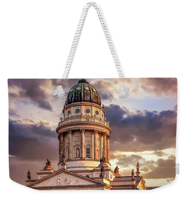 Endre Weekender Tote Bag featuring the photograph The French Church in Berlin 1 by Endre Balogh