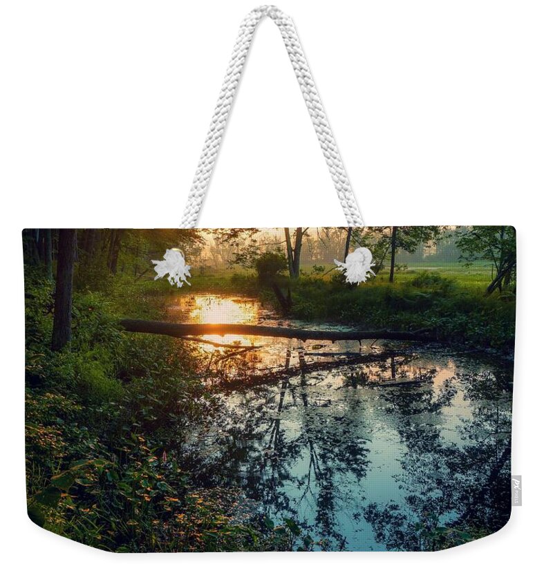  Weekender Tote Bag featuring the photograph The Gift by Kendall McKernon