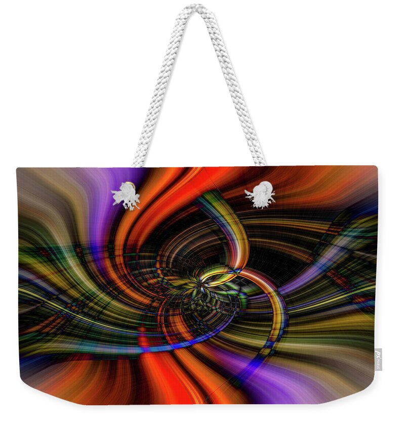 Cathy Donohoue Photography Weekender Tote Bag featuring the photograph The Girl with Kaleidoscope Eyes by Cathy Donohoue