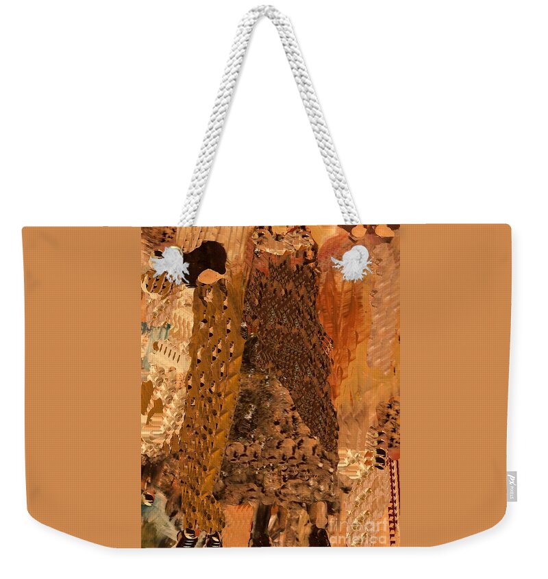 Digital Art Weekender Tote Bag featuring the digital art The Girls by Nancy Kane Chapman