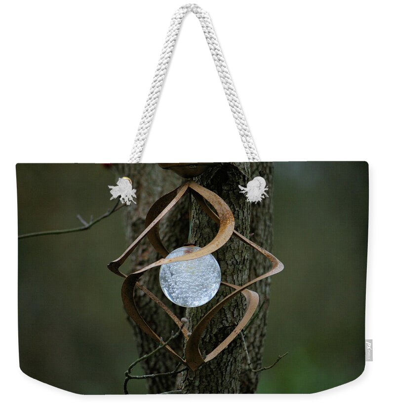 Wind Weekender Tote Bag featuring the photograph The Globe by Cathy Harper