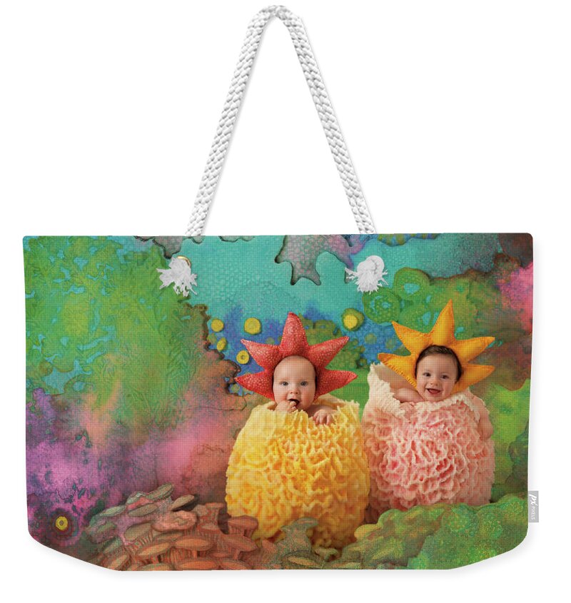 Under The Sea Weekender Tote Bag featuring the photograph The Great Barrier Reef by Anne Geddes