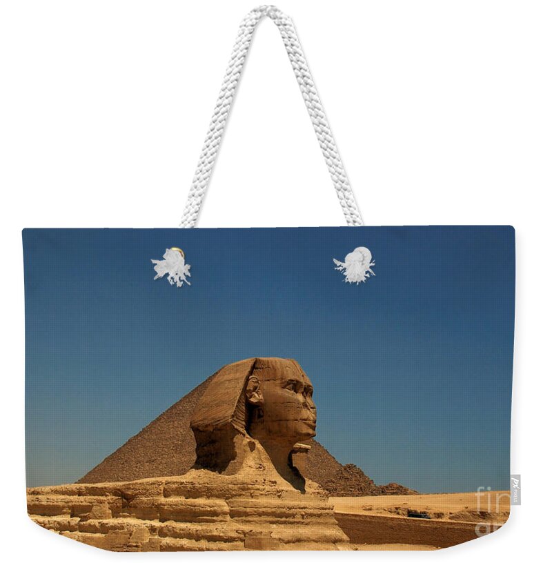 Africa Weekender Tote Bag featuring the photograph The Great Sphinx of Giza 2 by Joe Ng