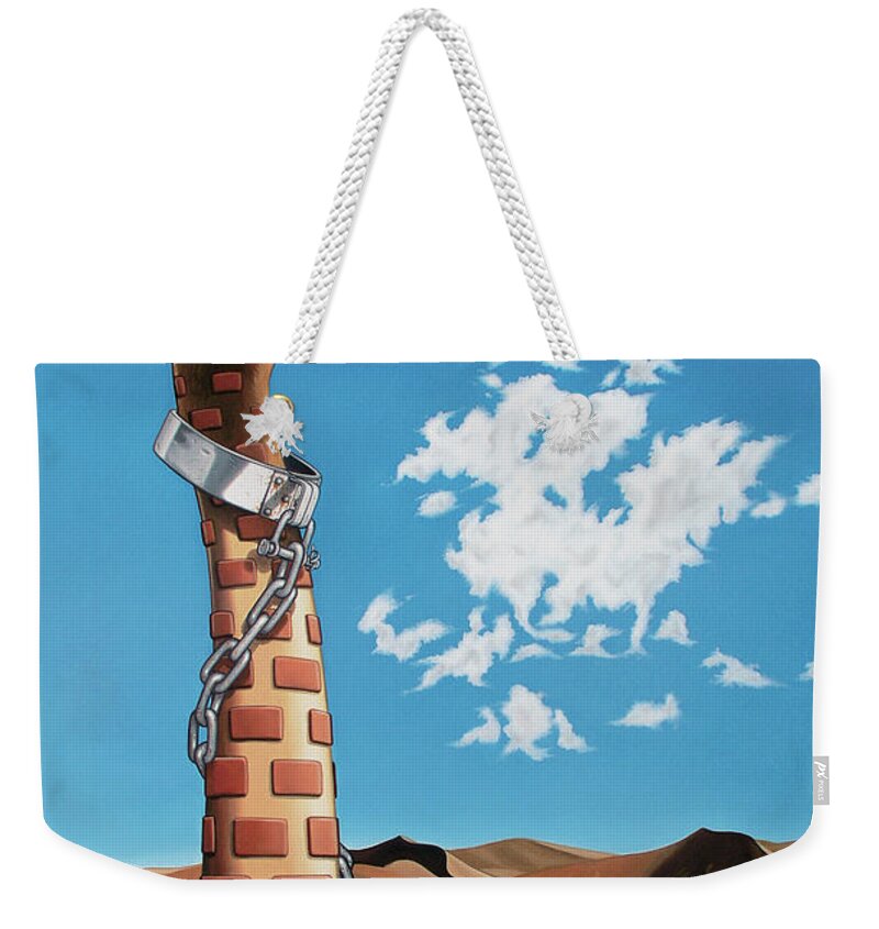  Weekender Tote Bag featuring the painting The Guardian by Paxton Mobley