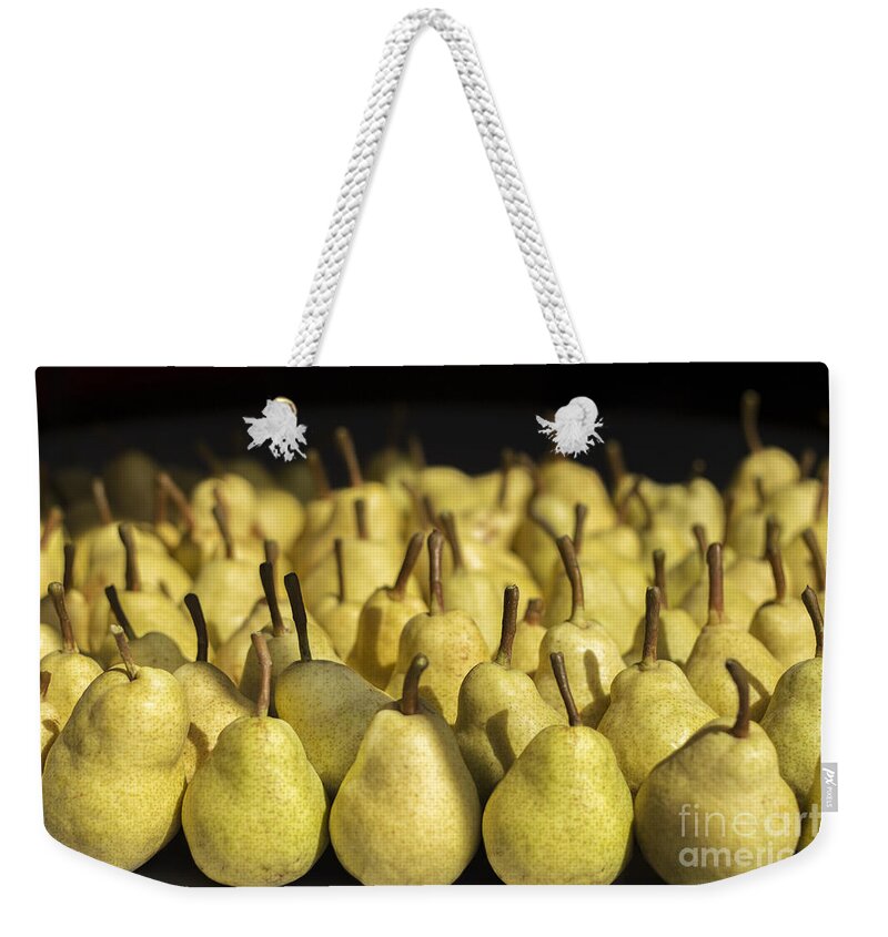 Agriculture Weekender Tote Bag featuring the photograph The Harvest Continues by Linda Lees