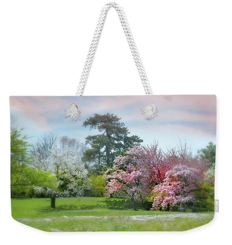 Nybg Weekender Tote Bag featuring the photograph The Hidden Garden by Diana Angstadt
