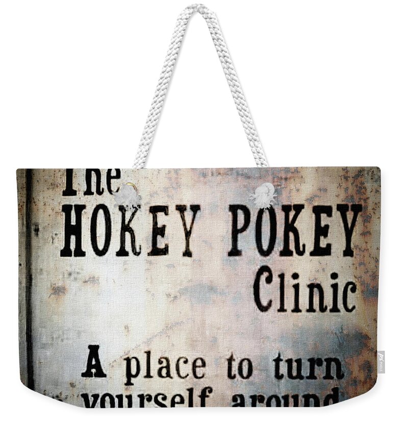 Hokey Pokey Weekender Tote Bag featuring the photograph The Hokey Pokey - Turn Yourself Around by Andrea Kollo