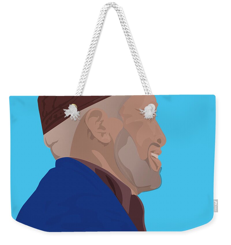 Iwdm Weekender Tote Bag featuring the digital art The Imam by Scheme Of Things Graphics