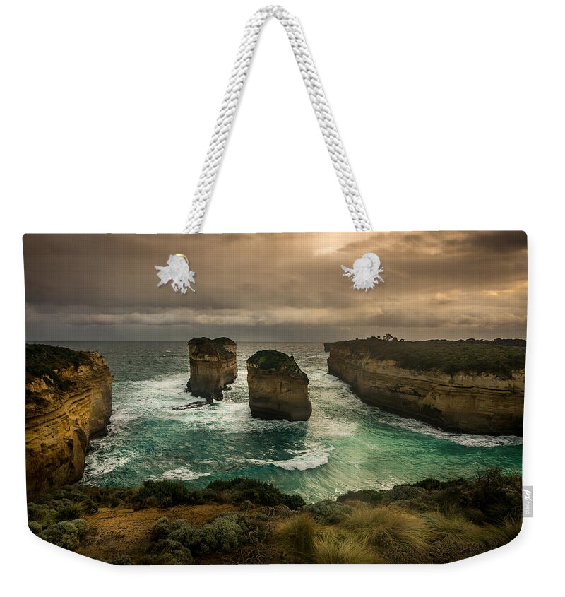 Inlet Weekender Tote Bag featuring the photograph The Inlet by Andrew Matwijec