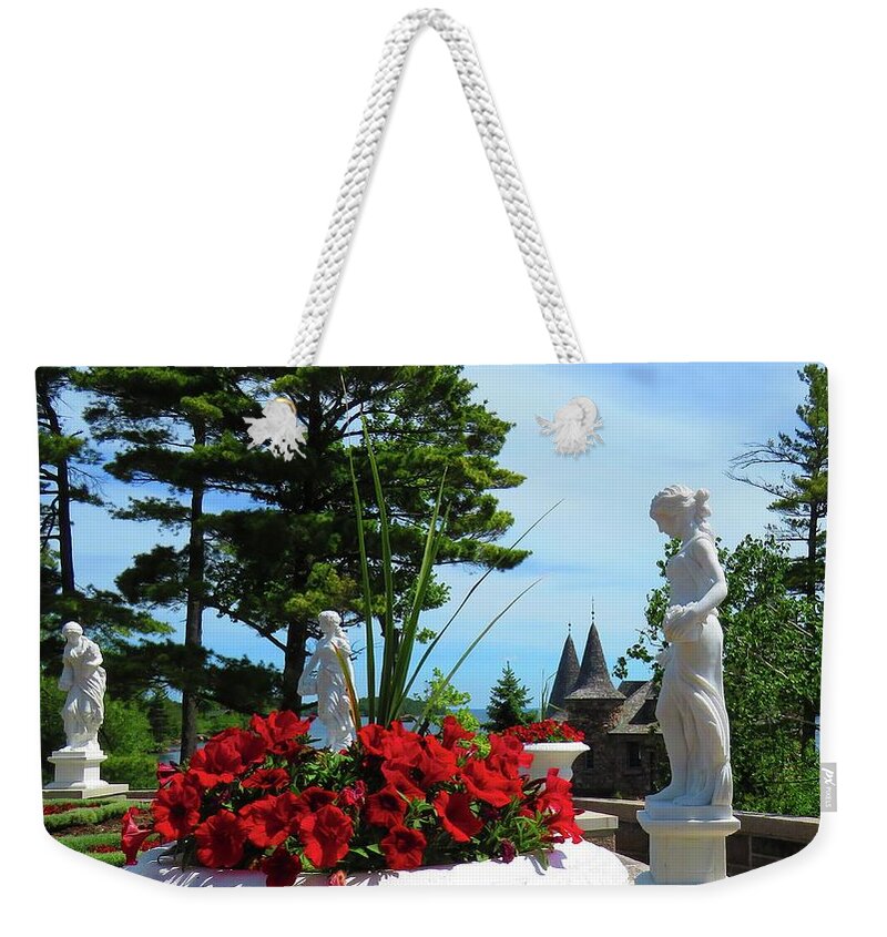 Thousand Islands Weekender Tote Bag featuring the photograph The Italian garden by Dennis McCarthy