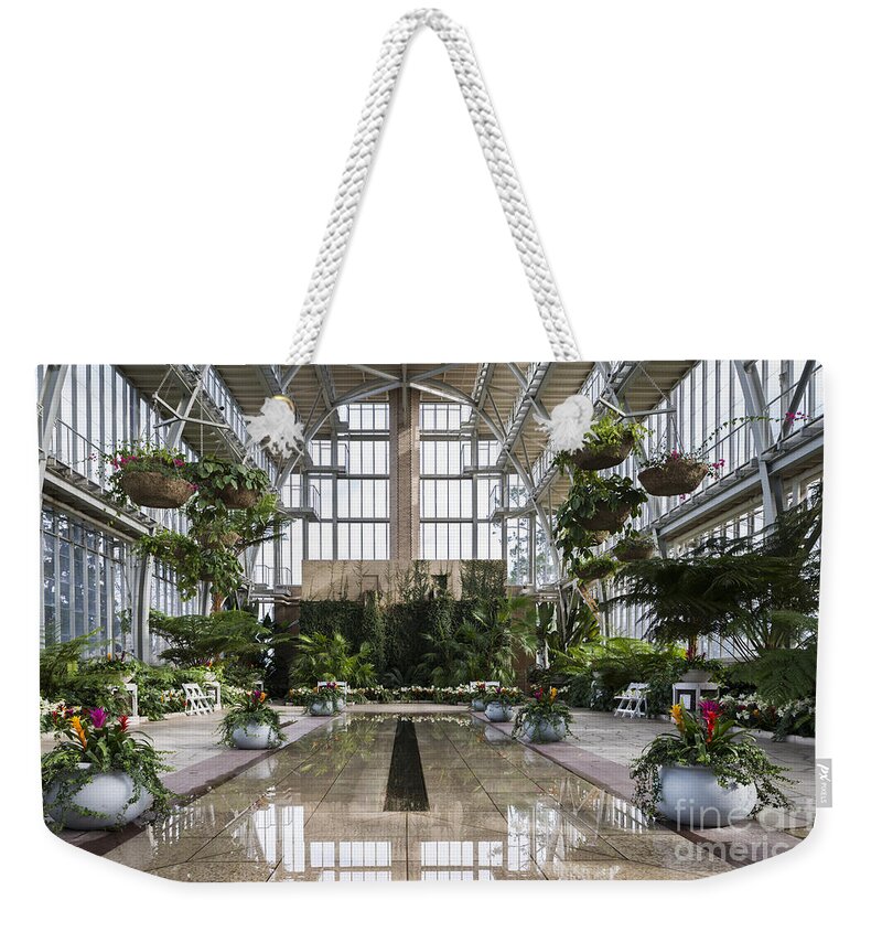 Fountain Weekender Tote Bag featuring the photograph The Jewel Box by Andrea Silies