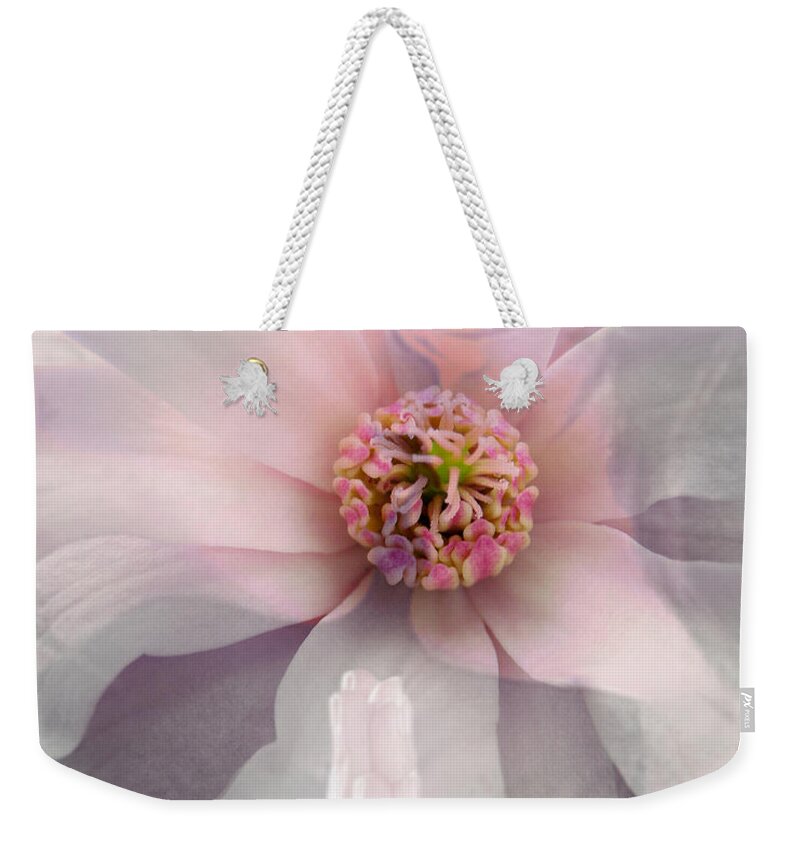 Fleurotica Art Weekender Tote Bag featuring the digital art The Kiss by Torie Tiffany