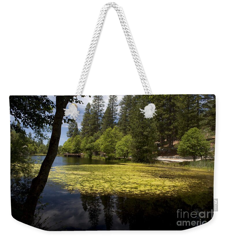 Lake Fulmor Weekender Tote Bag featuring the photograph The Lake Fulmor by Ivete Basso Photography